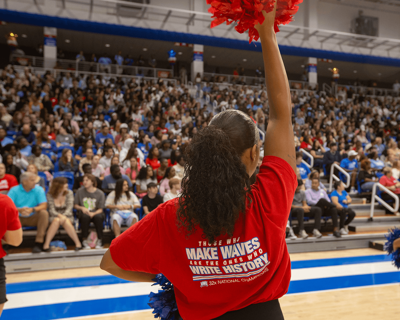Cheerleader at The Coliseum