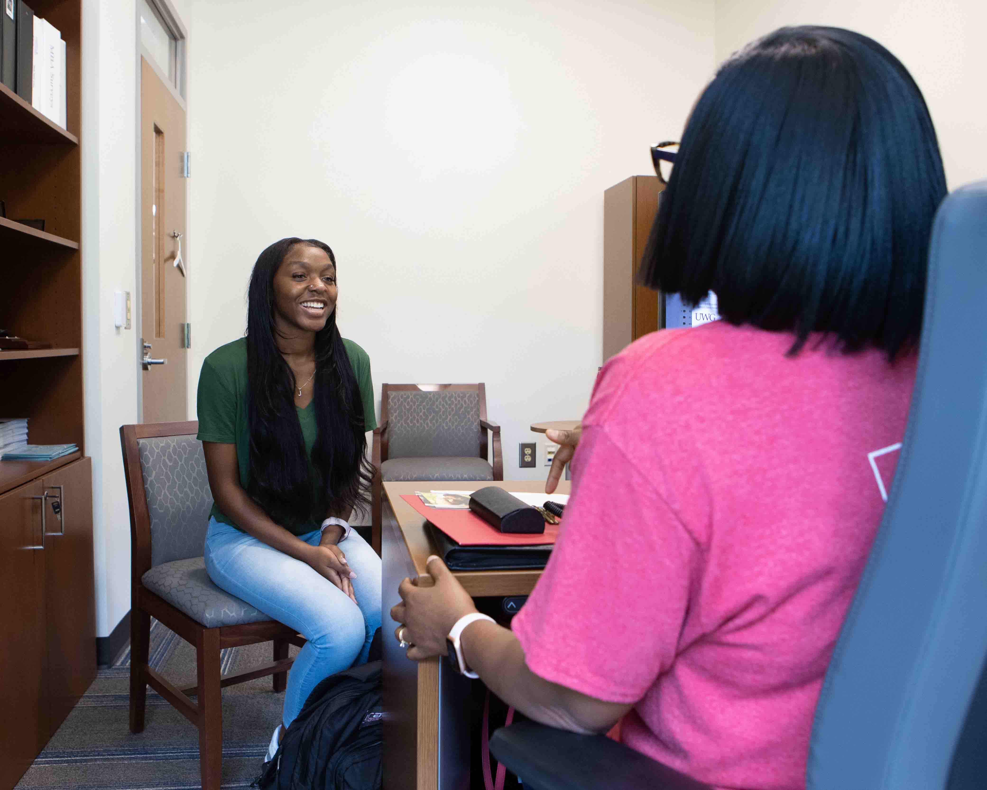 a student being advised