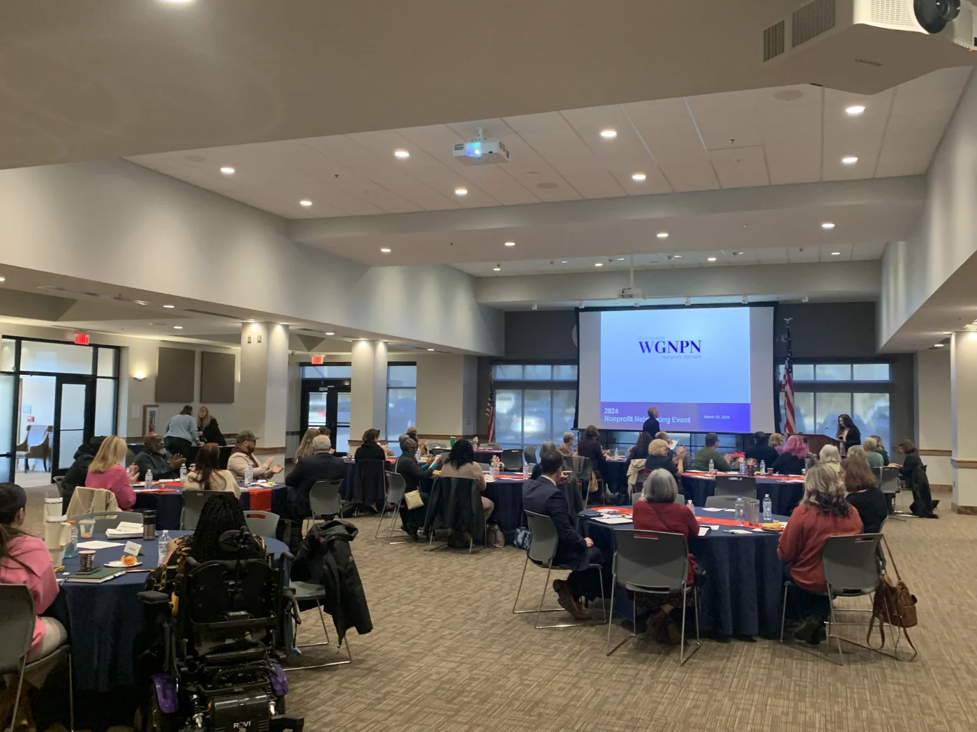 Meeting for the West Georgia Nonprofit Network with presenters from Economic Development.