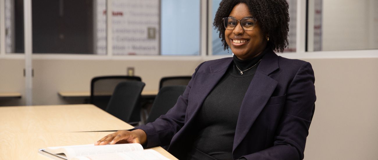 business woman at a desk