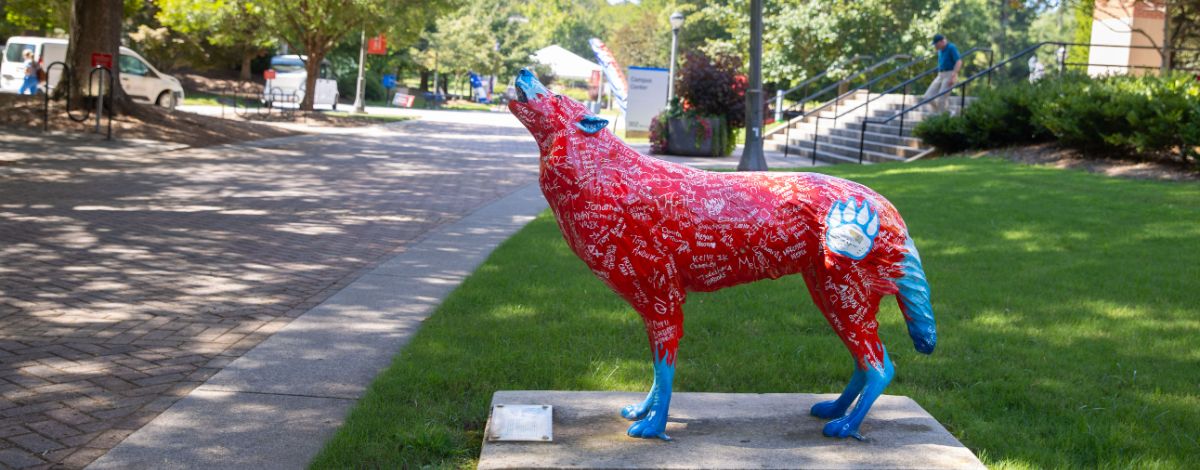 uwg student calibrating a laser in a physics laboratory