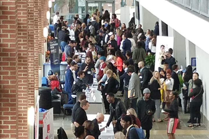 Media Networking in UWG Campus Center Atrium