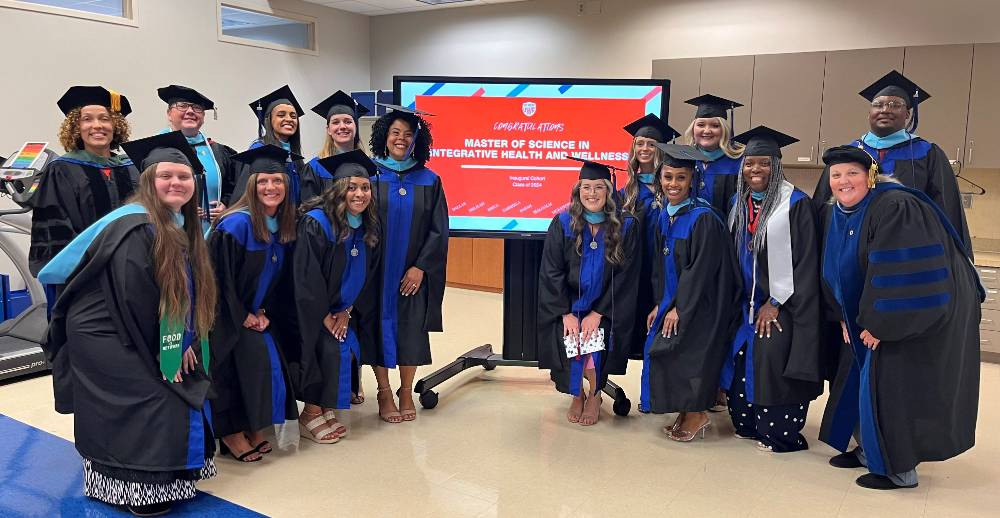 Health and Wellness MS Inaugural Cohort Group Graduation Photo